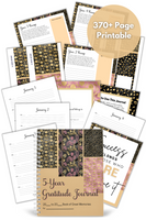 Ethnic African Style 5-year memory journal printable