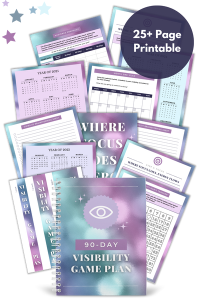 90 Day Visibility Game Plan {30+ pages}