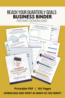 Business Planner Binder PDF