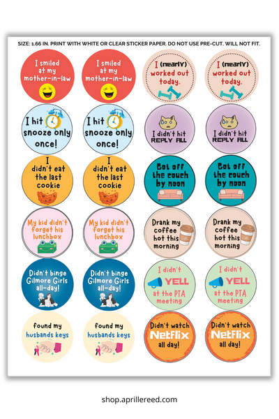 Adulting Stickers